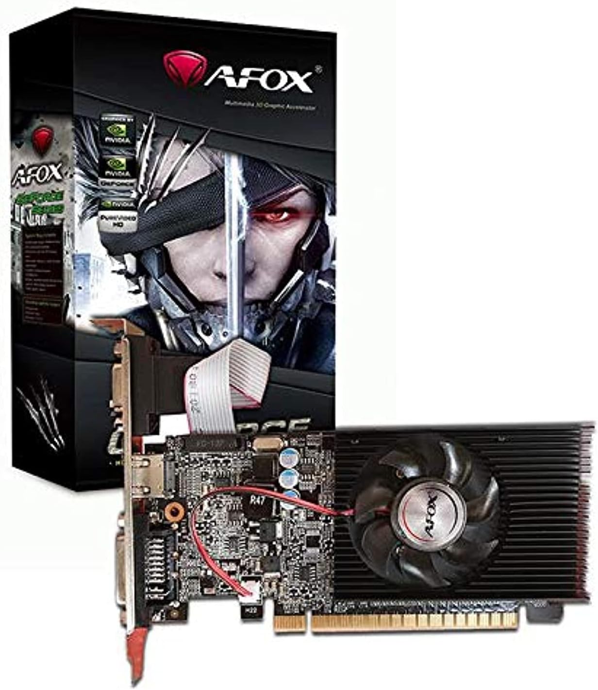 AFOX NVIDIA GeForce® GT 710 - 2GB / DDR3 / 64-Bit / PCIe / D-Sub / HDMI / DVI AFOXGT710 AFOX NVIDIA GeForce® GT 710 - 2GB / DDR3 / 64-Bit / PCIe / D-Sub / HDMI / DVI AFOXGT710